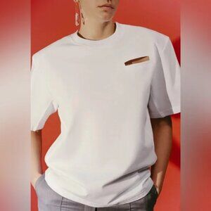 ISO In Search Of Chakshyn Fake Pocket Padded T-Shirt BLACK Size XS